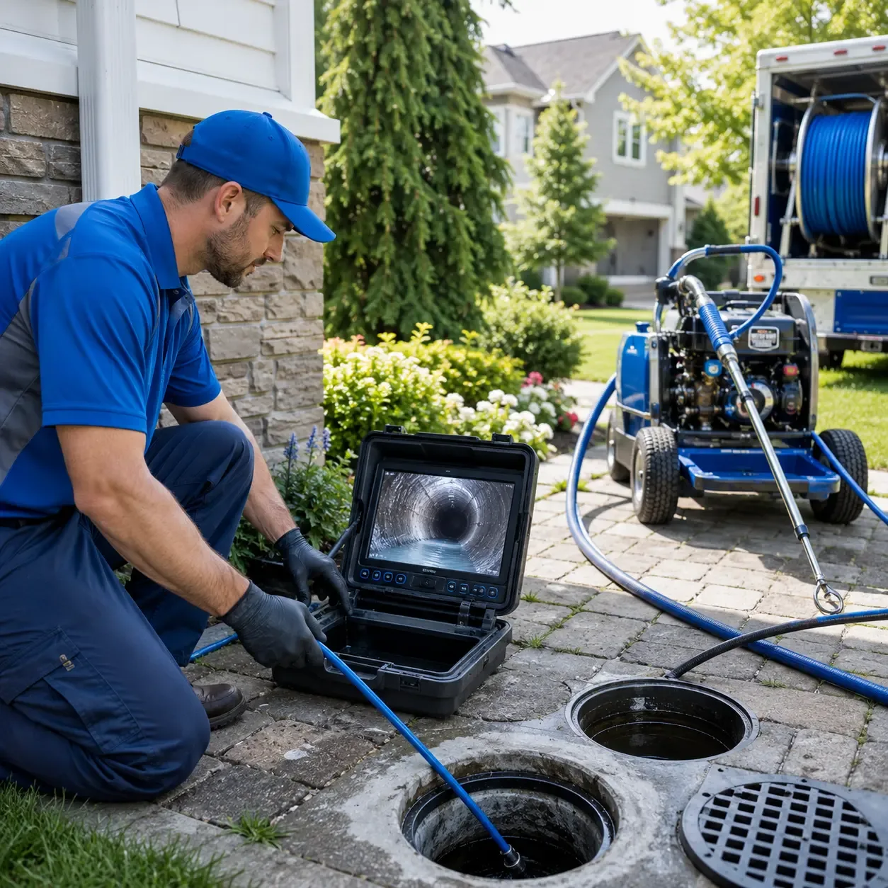 Outdoor drain cleaning professionals serving Farmington, WV